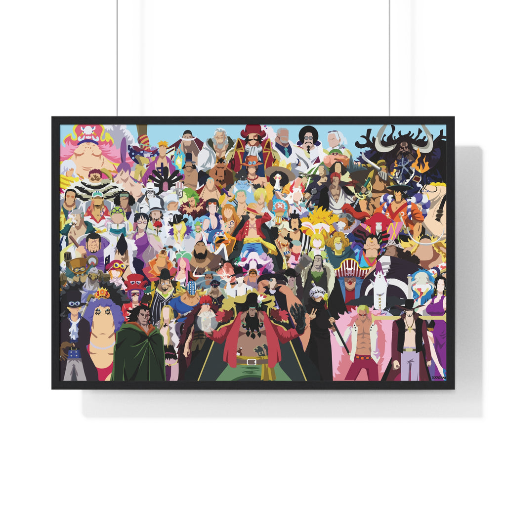 One Piece All Characters Minimalist Poster – One Dream Studio