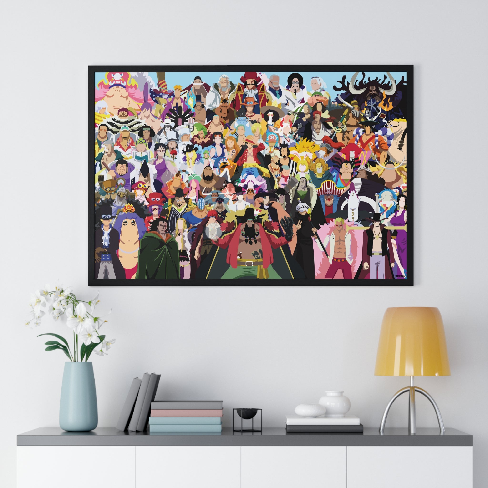 One Piece All Characters Minimalist Poster – One Dream Studio