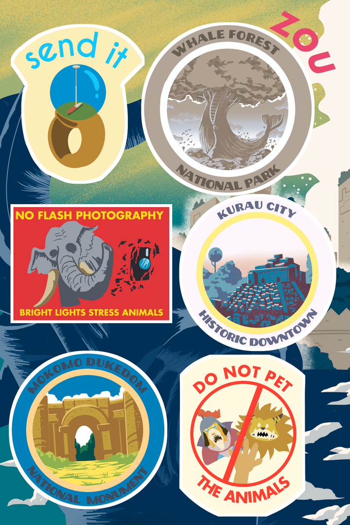 National Parks Complete Sticker Set