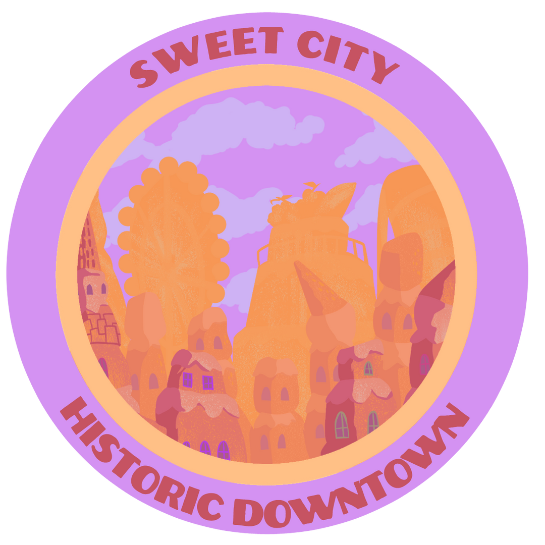 Sweet City — Historic Downtown (Stickers Only)