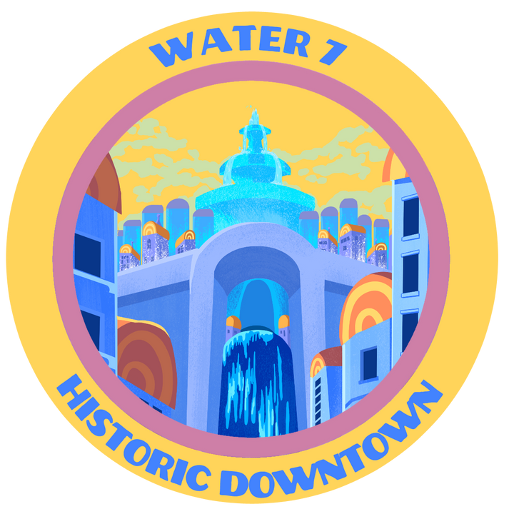 Water 7 — Historic Downtown (Stickers Only)